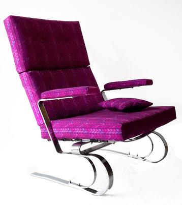 Mid century loungezetel 1960s, Scandinavisch ontwerp beschikbaar voor biedingen