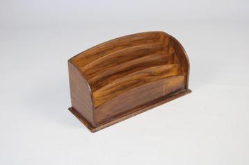 oude houten brievenhouder - postbakje beschikbaar voor biedingen