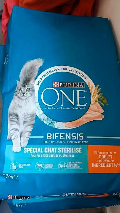 Sac PURINA ONE XXL 7,5 kg - poulet ou bœuf, Animaux & Accessoires, Bacs à litière, Enlèvement