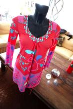 origineel sfeervol elegant roze jurk, Vêtements | Femmes, Robes, Comme neuf, Taille 38/40 (M), K-design, Rouge