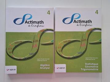 NEUF - Actimath à l'infini 4ème secondaire beschikbaar voor biedingen