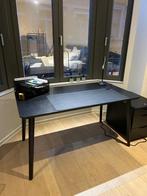 Zwarte bureau, ladenblok, bureaukast en bureaustoel, Huis en Inrichting, Bureaus, Ophalen, Nieuw, Bureau