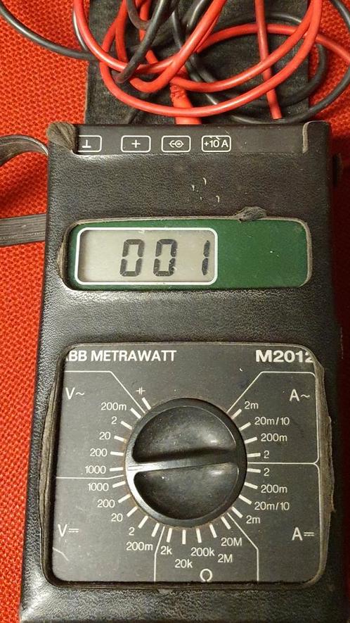 ABB M2012 Metrawatt #Vintage '90 Prof.Indus. Universeelmeter, Bricolage & Construction, Instruments de mesure, Utilisé, Envoi