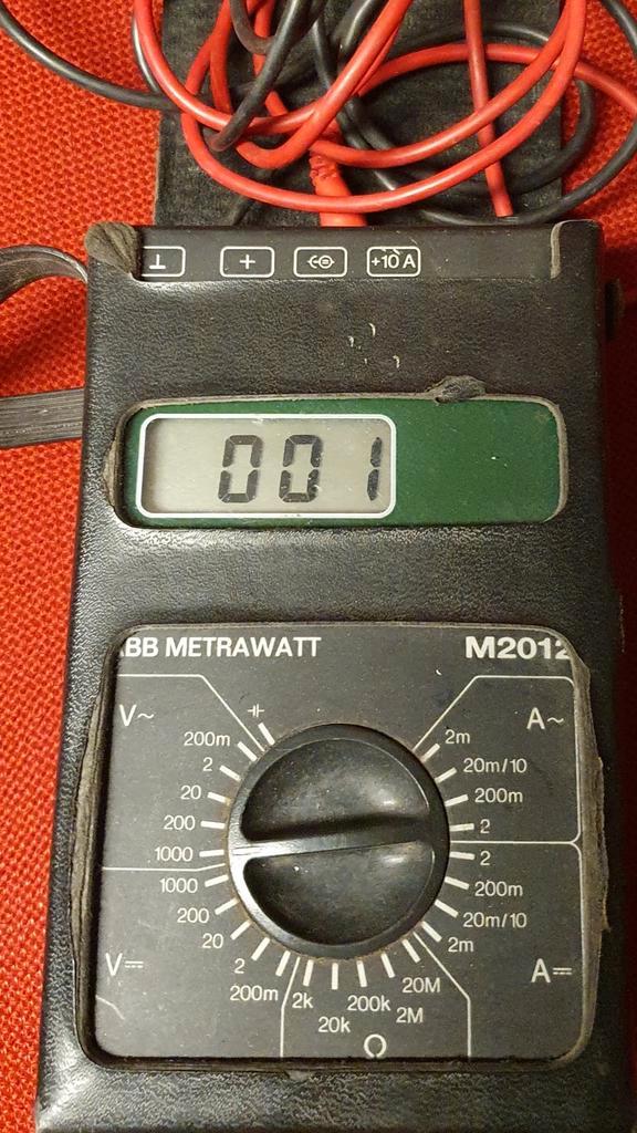 ABB M2012 Metrawatt #Vintage '90 Prof.Indus. Universeelmeter, Doe-het-zelf en Bouw, Meetapparatuur, Gebruikt, Verzenden