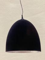 3 x Hanglamp zwarte kap zilver binnekant, Minder dan 50 cm, Nieuw, Kunststof, Ophalen of Verzenden