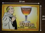 Het Kapittel  Watou  Publicité 33x24 cm, Collections, Marques de bière, Panneau, Plaque ou Plaquette publicitaire, Comme neuf