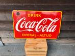 Emaille bord Coca Cola, Ophalen of Verzenden, Gebruikt