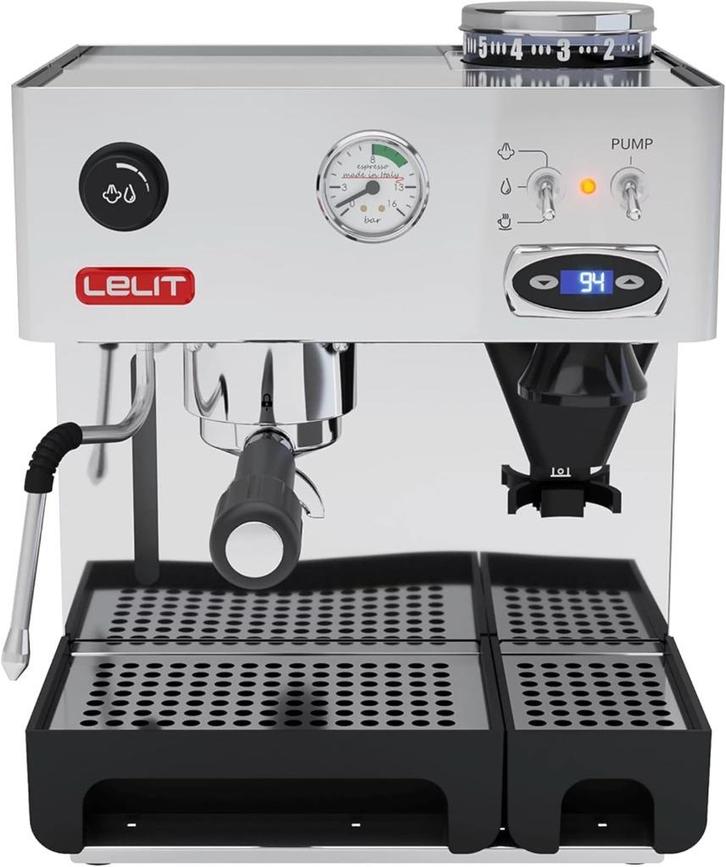 Lelit Anita Espresso machine met molen, Elektronische apparatuur, Koffiezetapparaten, Gebruikt, Gemalen koffie, Koffiebonen, Espresso apparaat