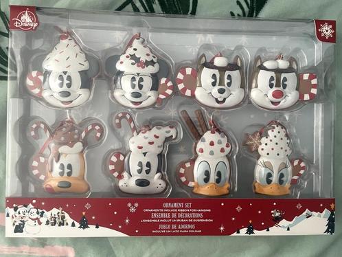Disney Christmas Kerst Mug Ornament Set Mickey & Friends, Collections, Disney, Neuf, Statue ou Figurine, Mickey Mouse, Enlèvement ou Envoi