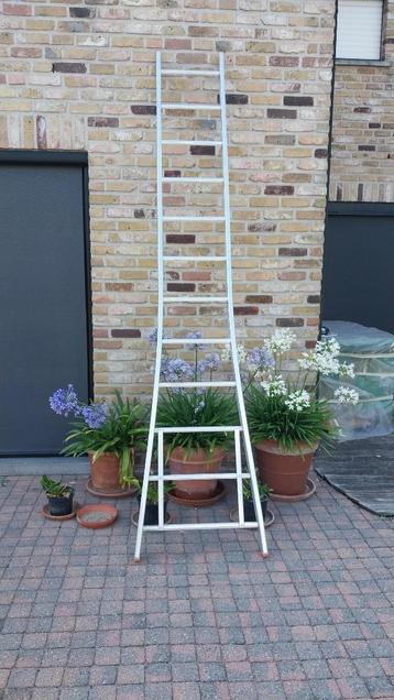 Aluminium ladder, Enlèvement, Comme neuf, Échelle, 2 à 4 mètres