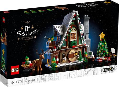 LEGO 10275 Elf Kerstclubhuis, Kinderen en Baby's, Speelgoed | Duplo en Lego, Nieuw, Lego, Complete set, Ophalen of Verzenden