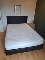 Boxspring Hilding Anders 1m40, Maison & Meubles, Enlèvement, Deux personnes, Noir, 140 cm