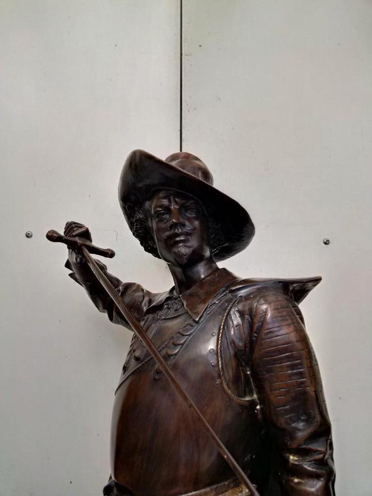 Grande Sculpture en bronze  "DON CESAR", Antiquités & Art, Antiquités | Bronze & Cuivre, Bronze, Enlèvement