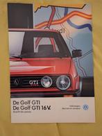 VW VOLKSWAGEN GOLF GTI GTI 16V BROCHURE 16 PAGES 1989 NEDERL, Ophalen of Verzenden, Volkswagen