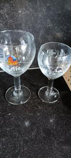 5 trappist Leffe glazen nieuwstaat, Verzamelen, Ophalen of Verzenden, Zo goed als nieuw