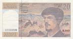 BANQUE DE FRANCE 20 FRANCS 1993 CLAUDE DEBUSSY, Ophalen of Verzenden, Frankrijk, Los biljet