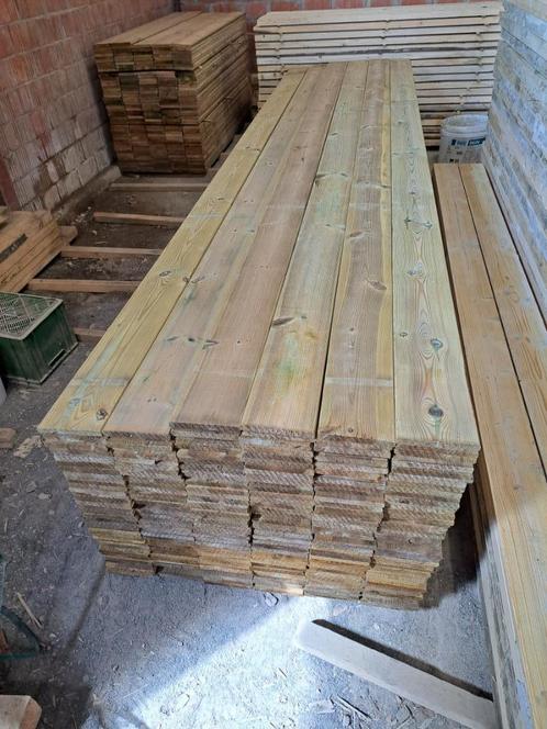 TE KOOP! Planken/tuinhout/tuinplanken(€1,32/m): 15x140x3,6 m, Tuin en Terras, Palen, Balken en Planken, Nieuw, Planken, 250 cm of meer