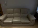 Salon 3 places 2 pieces Guy Laroche, Ophalen, Zo goed als nieuw, Leer