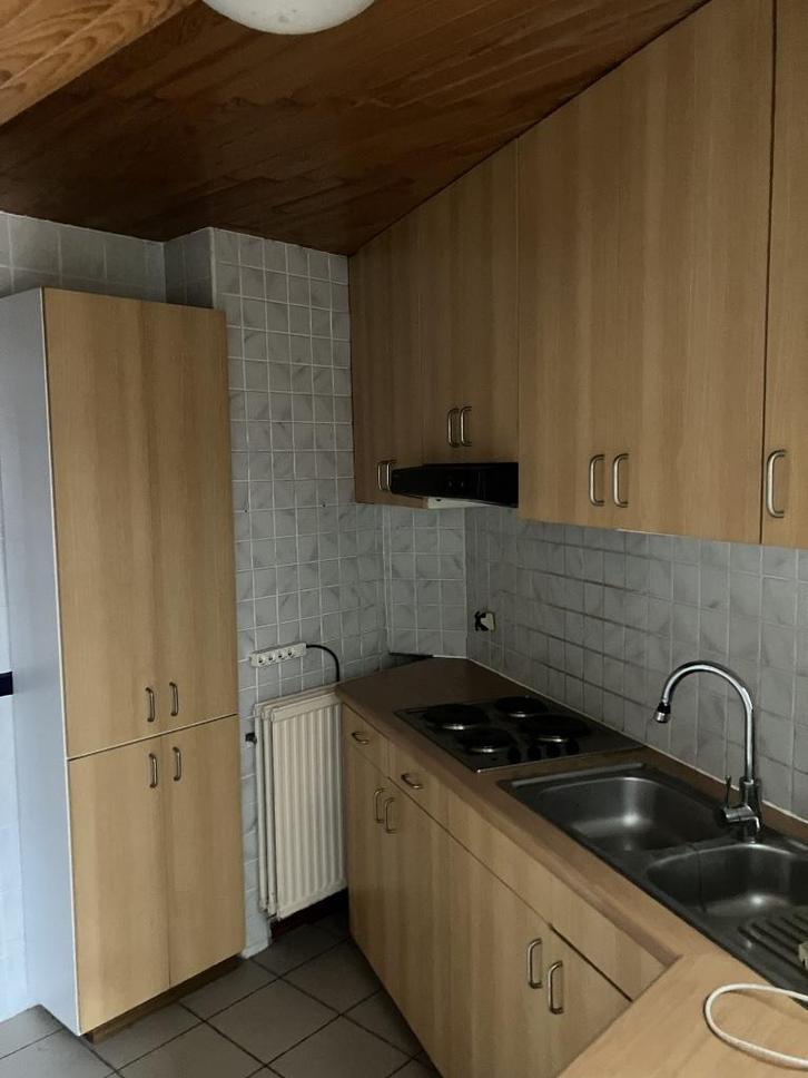 Keukenkasten, Huis en Inrichting, Keuken | Keukenelementen, Gebruikt, Minder dan 100 cm, 200 cm of meer, 25 tot 50 cm, Wit, Bruin