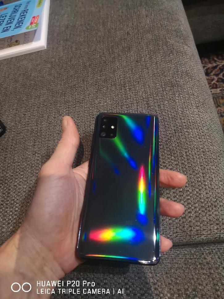 Samsung A51, Telecommunicatie, Mobiele telefoons | Samsung, Zo goed als nieuw, Galaxy A, 128 GB, Zonder abonnement, Zonder simlock