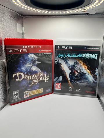 Demon’s Souls Ntsc + Metal Gear Rising Pal PS3 Lot Jeux