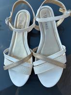 Dames sandalen, Wit, Gedragen, Sandalen of Muiltjes, Ophalen of Verzenden