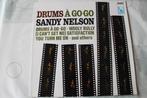 Sandy nelson -lp- drums a gogo, CD & DVD, Vinyles | Dance & House, Enlèvement ou Envoi, Comme neuf, 12 pouces, Drum and bass