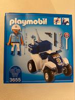 Playmobil politieagent en quad 3655, Nieuw, Complete set