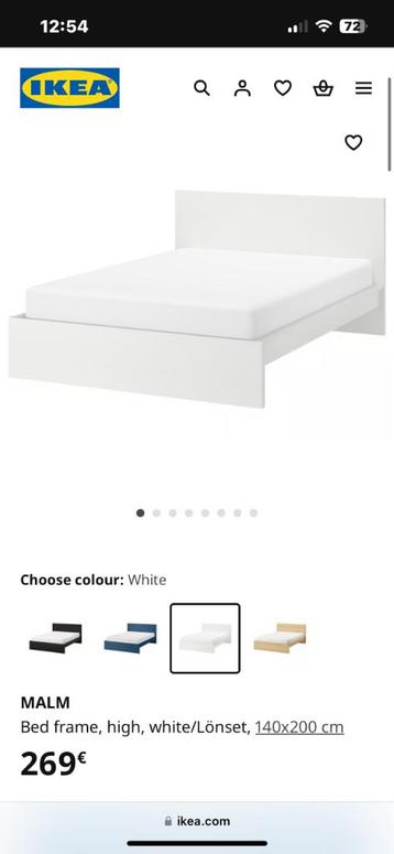 Tweepersoonsbed beschikbaar voor biedingen