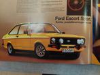 Escort  MK1 , MK2 en MK3  folders, Enlèvement ou Envoi, Comme neuf, Ford