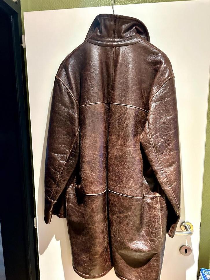 LEDEREN JAS  HEREN, Kleding | Heren, Jassen | Winter, Gedragen, Maat 52/54 (L), Overige kleuren, Ophalen