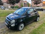 Fiat 500 hybride - 1500 km!, Auto's, Stof, Parkeersensor, Zwart, Handgeschakeld