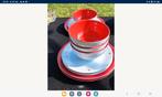 Melamine servies van Brunner, Caravans en Kamperen, Ophalen, Zo goed als nieuw