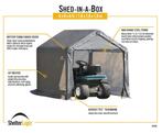 Shelterlogic Gereedschapsschuur stockagetent, Tuin en Terras, Bergingen en Tuinkasten, Ophalen, Nieuw