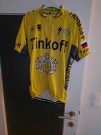 Cyclistes cyclisme maillot team tinkoff xl, Hommes, XL, Utilisé, Enlèvement ou Envoi