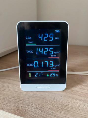 Luchtkwaliteitsmeter (2 stuks) NIEUW beschikbaar voor biedingen