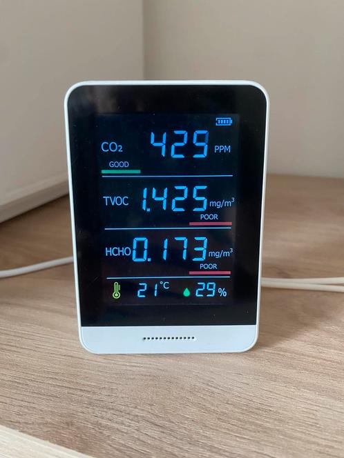 Luchtkwaliteitsmeter (2 stuks) NIEUW, Elektronische apparatuur, Luchtbehandelingsapparatuur, Nieuw, Overige, Ophalen of Verzenden