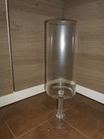 Grand vase en verre sur pied, Maison & Meubles, Accessoires pour la Maison | Vases, Enlèvement, Comme neuf, Verre