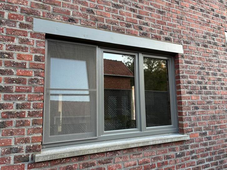 Houten ramen dubbel glas - verschillende maten, Doe-het-zelf en Bouw, Glas en Ramen, Zo goed als nieuw, Ophalen