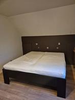 bed, Ophalen, Gebruikt, Bruin, Tweepersoons