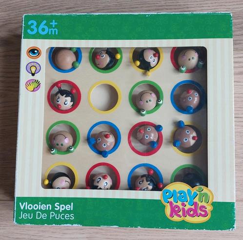 PlayinKids - Houten Vlooien spel, Enfants & Bébés, Jouets | Jouets en bois, Utilisé, Enlèvement ou Envoi