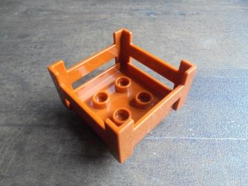 Lego Duplo Container Wooden-Style Crate (zie foto's) 20, Enlèvement ou Envoi, Utilisé, Briques en vrac, Duplo