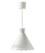 Lampenkap IKEA Molndal – 11 grote + 4 kleine, Huis en Inrichting, Lampen | Lampenkappen, Ophalen, Gebruikt, 25 tot 50 cm, Wit