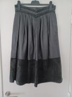 Lederen  rok met daim, Enlèvement, Comme neuf, Taille 42/44 (L), Noir