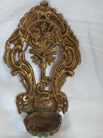 Ancien récipient à eau bénite en cuivre, Enlèvement ou Envoi