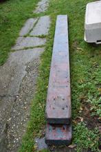 2 houten balken, 250 à 300 cm, Enlèvement, Utilisé, Imprégné