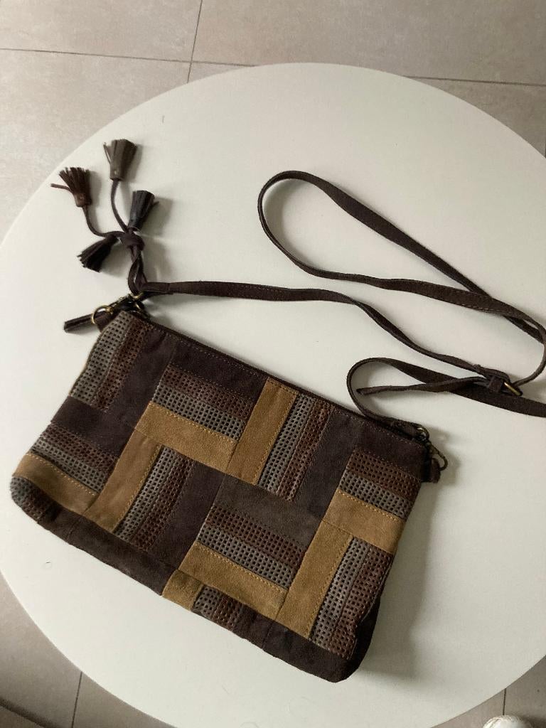 sac à main, Enlèvement ou Envoi, Comme neuf, Brun, Sac à main