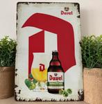 Metalen reclamebord Duvel, Verzamelen, Biermerken, Ophalen of Verzenden, Nieuw, Reclamebord, Plaat of Schild, Duvel