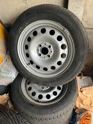 Velgen met banden 4x100, Ophalen, 15 inch, Banden en Velgen