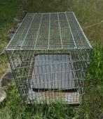 Grote hondenbench met zwart kussen, Dieren en Toebehoren, Hondenbenches, Ophalen, Gebruikt